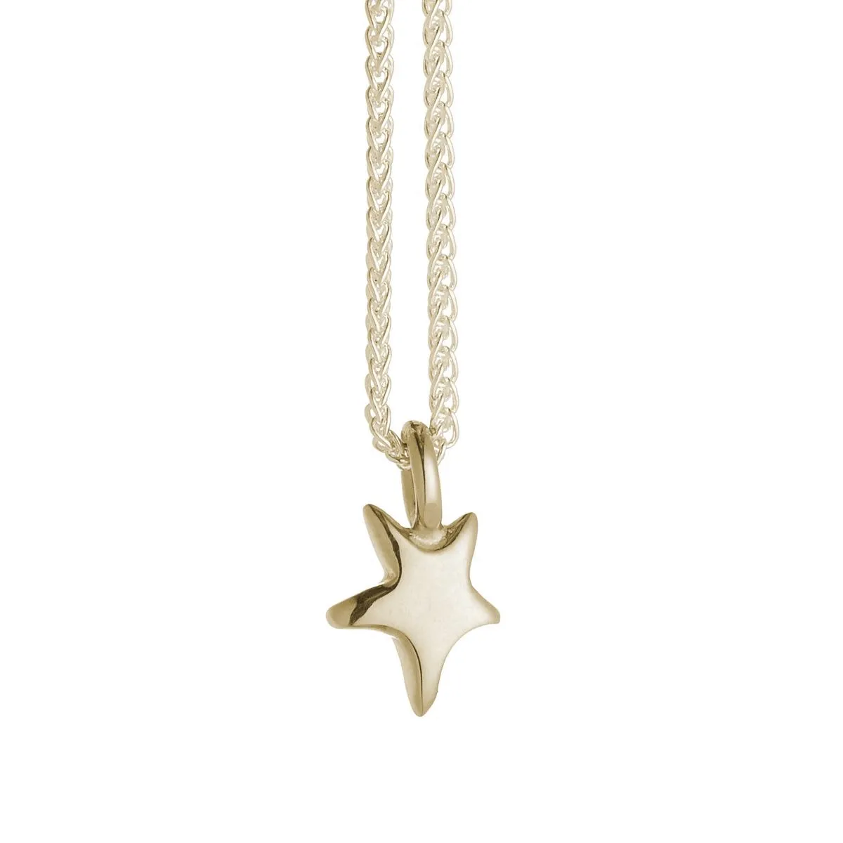 Stardust Solid Gold Necklace