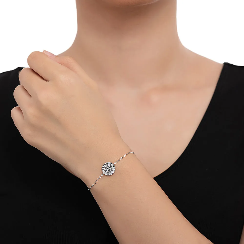 Sterling Silver Eye Bracelet