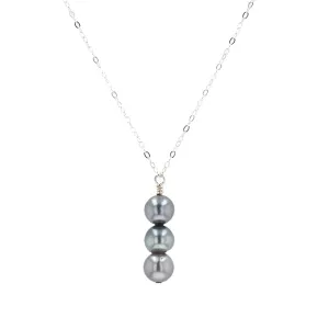 Tahitian Pearl Three Stack Necklace by The Pearl Girl