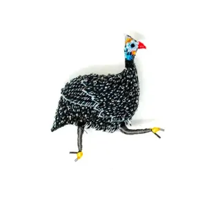 Trovelore Brooch: Guinea Fowl