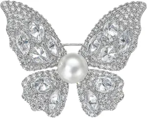 YeapYeap Butterfly Brooches for Women Girl - Rhinestone Scarf Pin for Ladies Wedding Bouquet Broach for Birthday, Christmas, Anniversary